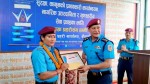 सुत्केरीको उद्दार गर्ने प्रहरी जवान पुरस्कृत