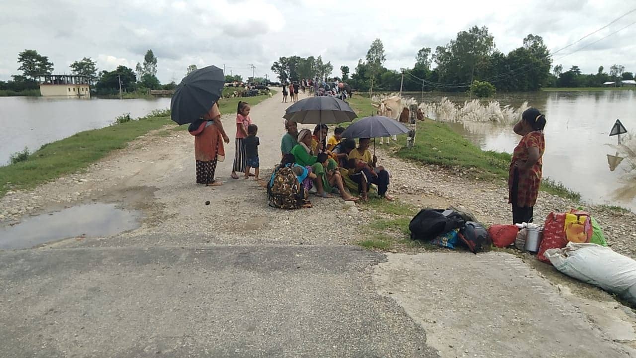 कैलालीका १५ सय घर डुबानमा