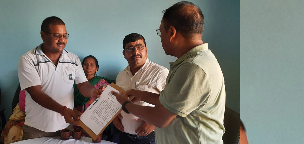 समयमा काम गरिदिन बाढीपीडितको दबाब