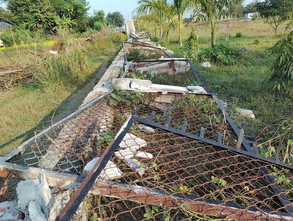 कसले भत्कायो बाल उद्यानको पर्खाल ?