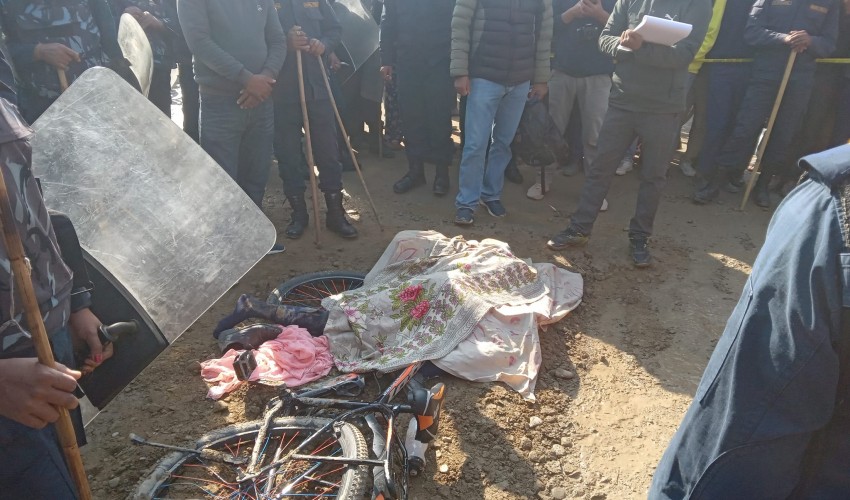 धनगढीमा बालिका मृत्यु प्रकरणः आफन्तले शव बुझे