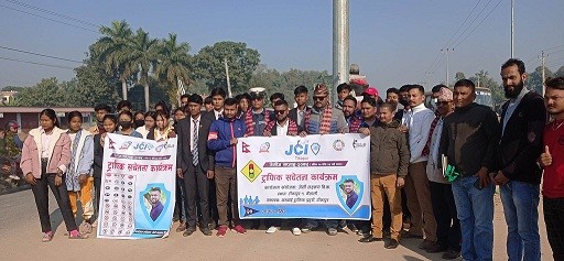 ट्राफिक सचेतना कार्यक्रम सम्पन्न