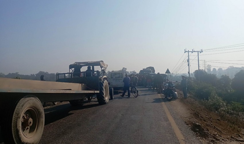 पूर्वपश्चिम राजमार्ग अवरुद्ध