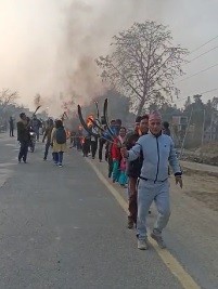 सांसद रिहाईका लागि नागरिक उन्मुक्तिको प्रदर्शन