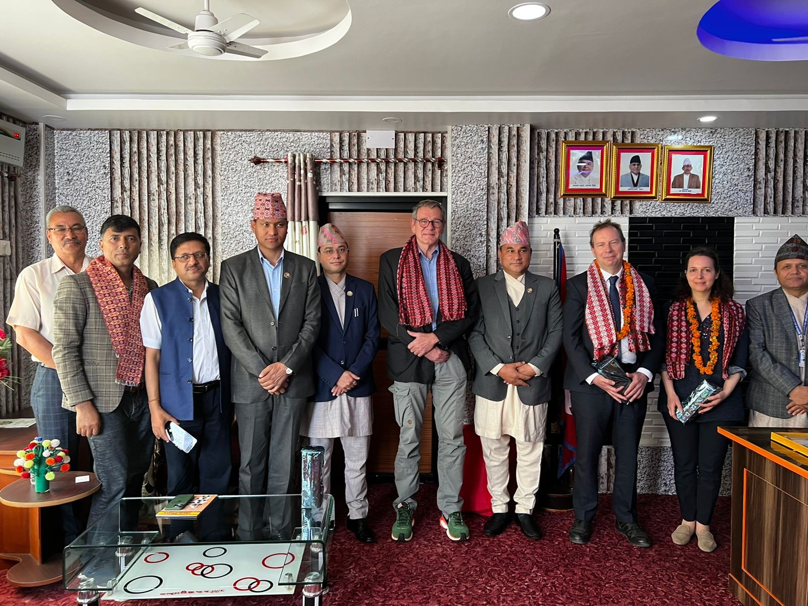 मुख्यमन्त्री शाह र युरोपियन युनियन प्रतिनिधि बिच भेटवार्ता