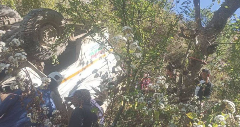 जीप दुर्घटना हुँदा एकजनाको मृत्यु