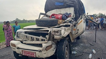 ट्रक र बोलेरो ठोक्किँदा एक युवकको मृत्यु