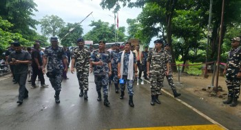 आईजीपी पौडेलले गरे गौरीफन्टा नाकाको निरीक्षण