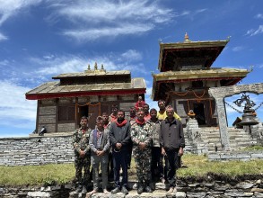सेनाले गर्यो बडीमालिका मन्दिरको पुर्ननिर्माण