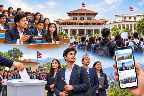 बालेनको क्रेजले बढेको युवा उम्मेदवारको भिड