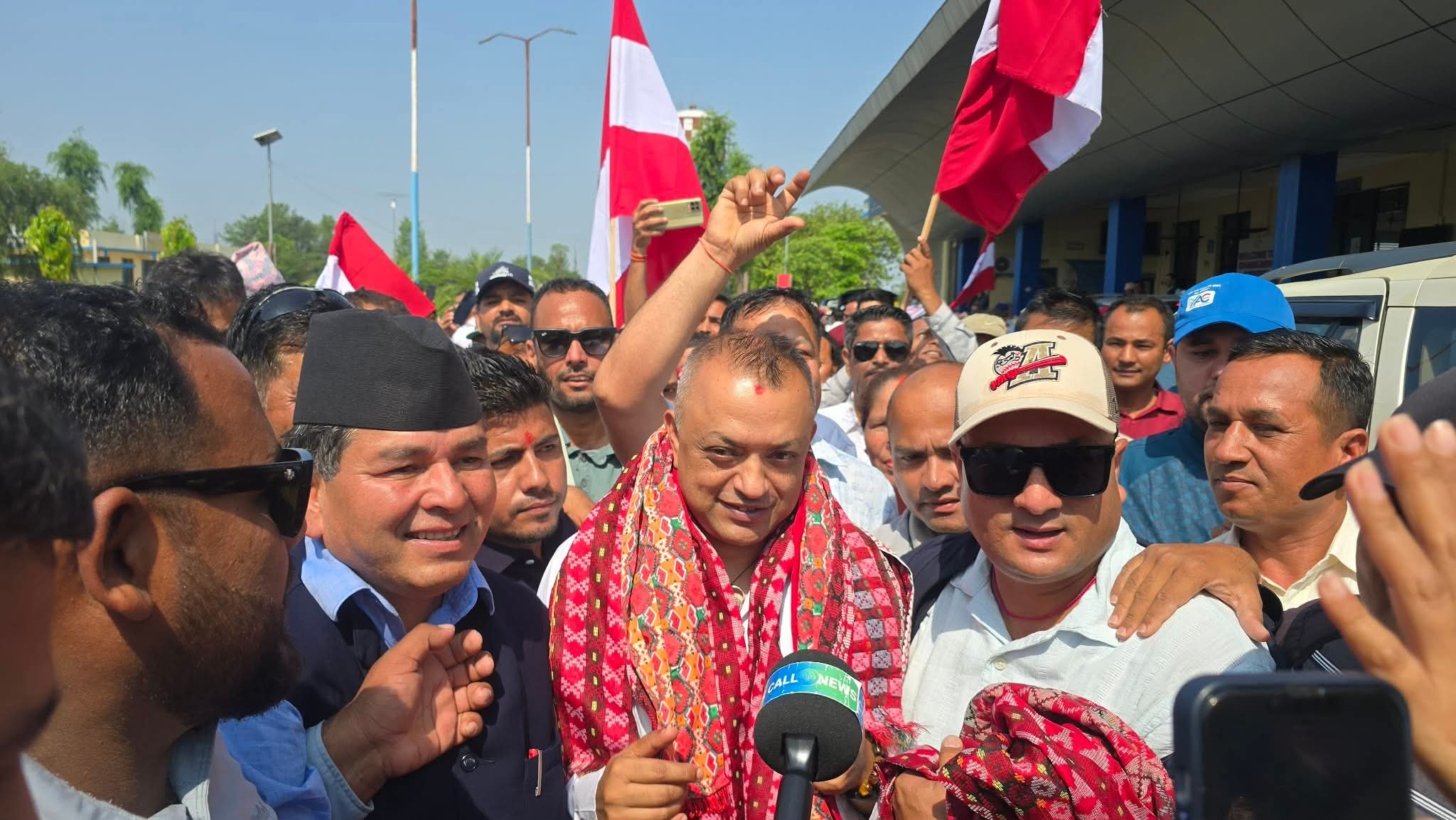 नेपाली कांग्रेसका सभापति गगन थापा धनगढीमा
